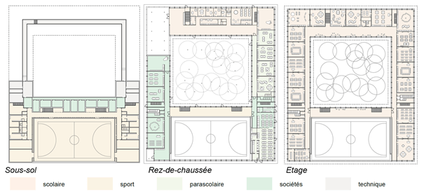 Plan Groupe scolaire Rolliet